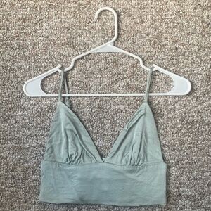 SOLD - Sage Green crop top